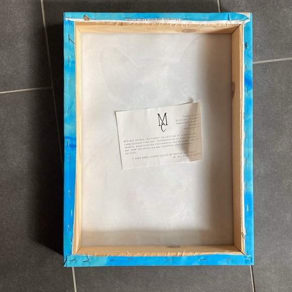 MCFirst 12 X 16 Boston Terrier colorful canvas print - Picture 2 of 4